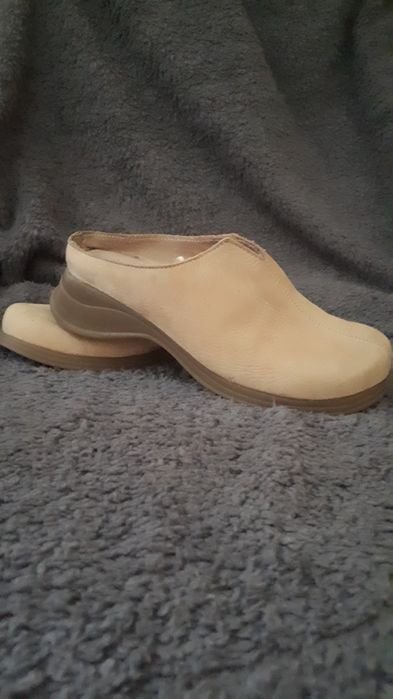 Donna George Sabots Beige Pelle 36