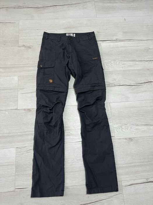 Мужские FJALLRAVEN Брюки Чёрные 32