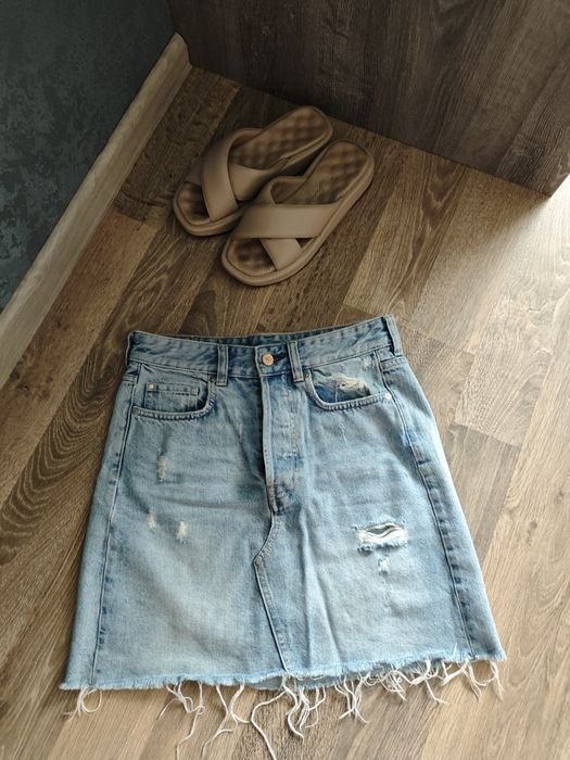 Damen Rock Blau 36