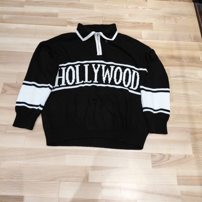 Damen Pullover Schwarz Wolle 38