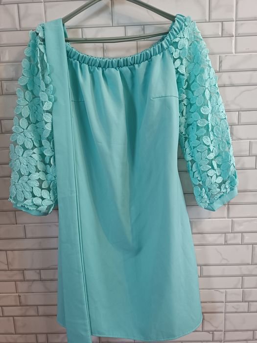 Damen Kleid Türkis 40