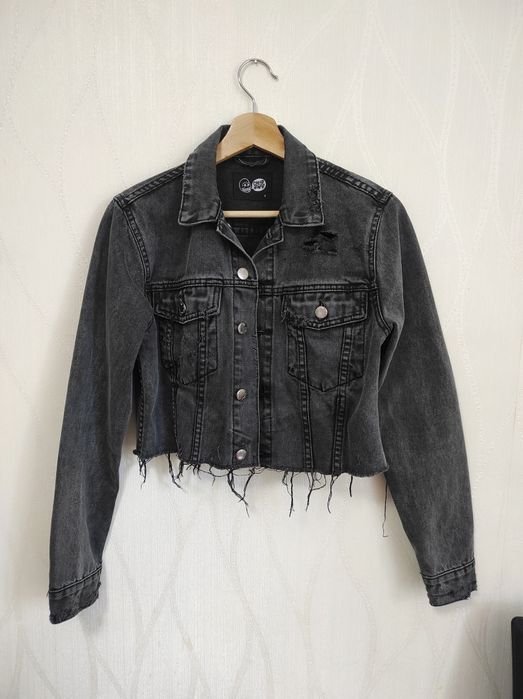 Damen Cheap Monday Jeansjacke Schwarz Denim 36