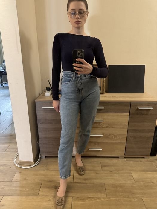 Damen Crackpot Jeans Blau Denim 36