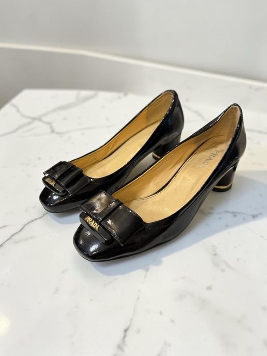 Men Prada Heels Black 36.5