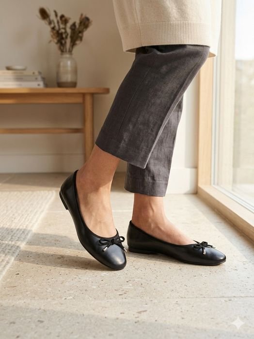 Damen Absatzschuhe Schwarz Kunstleder 43