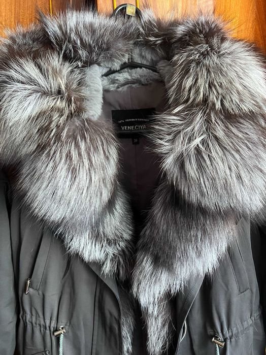Femme Parka Grise 38