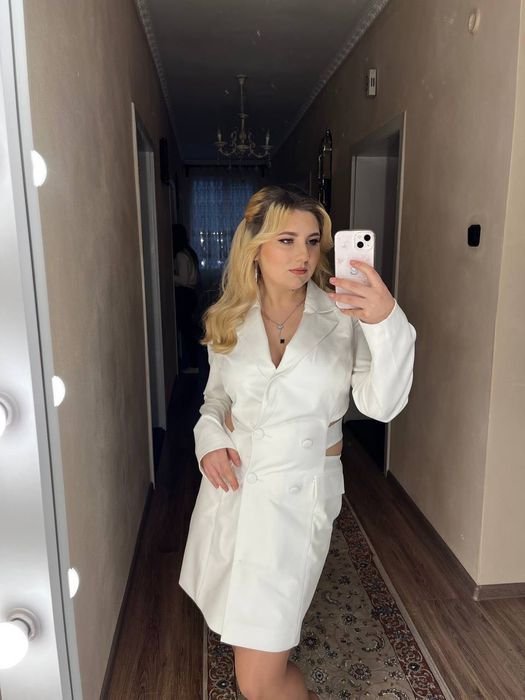 Femme Robe Blanche 38