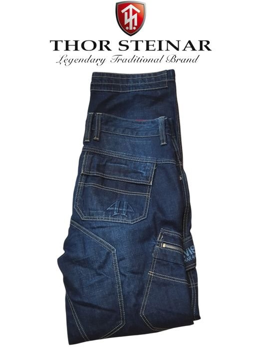 Мужской Thor Steinar Джинсы Синий Джинс 34