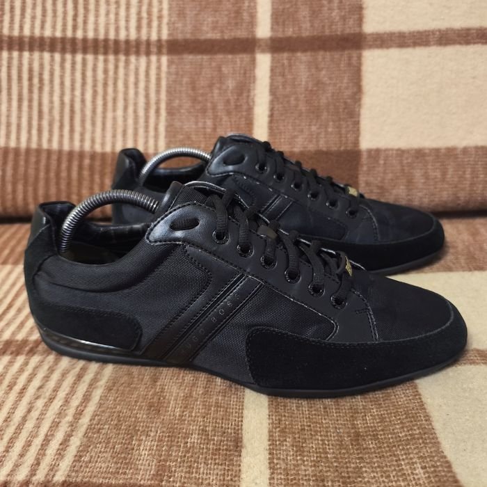 Herren Absätze Schwarz 44