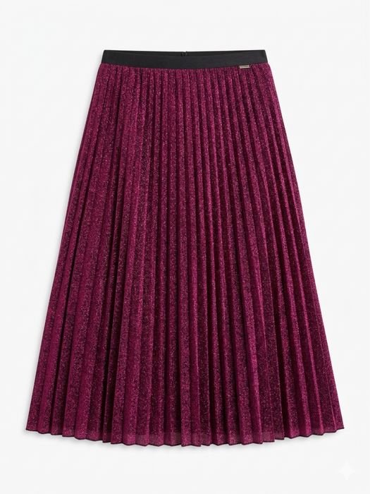 Damen PINKO Rock Burgunder Lurex Sonstiges