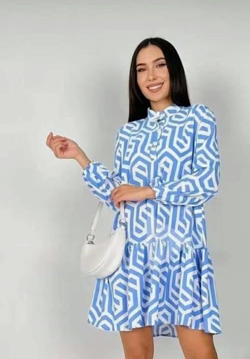 Damen Kleid Marineblau 44