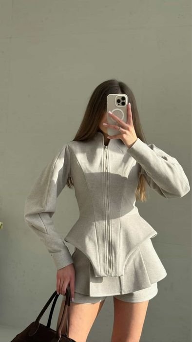 Women Jacket Grey  M