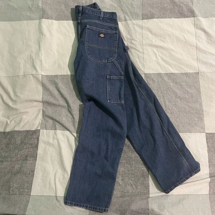 Мужской Dickies Джинсы Тёмно-синий Джинс 32