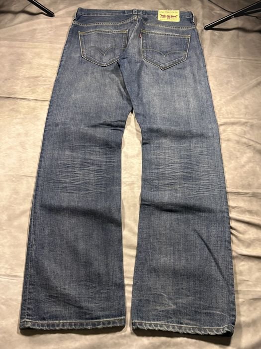 Herren Levi's Jeans Marineblau Denim 34