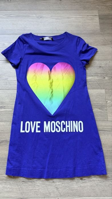 Damen Love Moschino Kleid Marineblau 