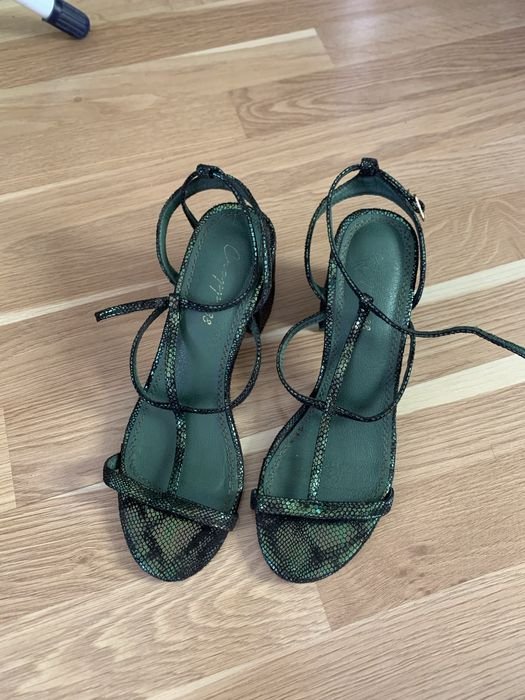 Donna Cropp Tacchi Multicolore Tessuto 38