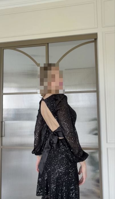 Damen Little Mistress Kleid Schwarz 34
