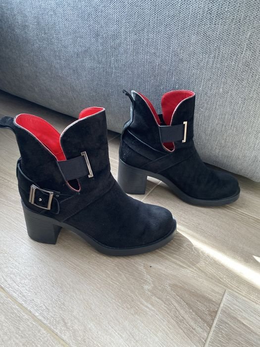 Femme Bottes En Suède Noires 38