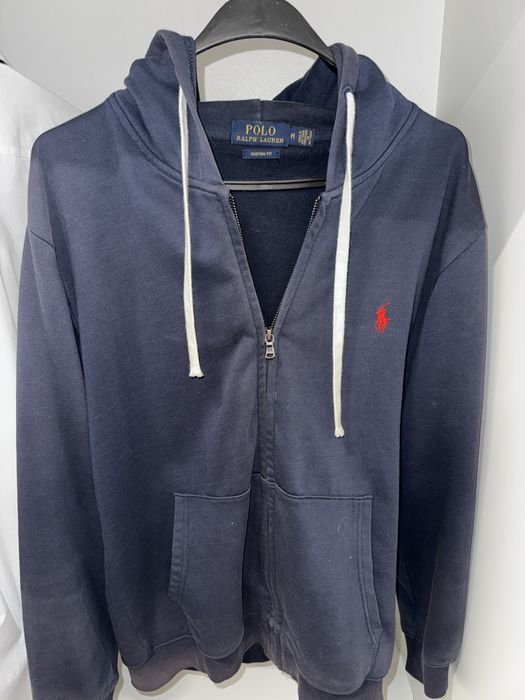 Men Ralph Lauren Zip Sweater Navy