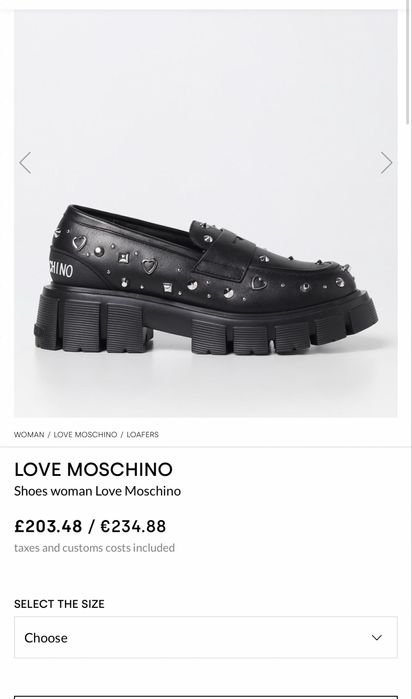 Women I Love Moschino Loafers Black 39