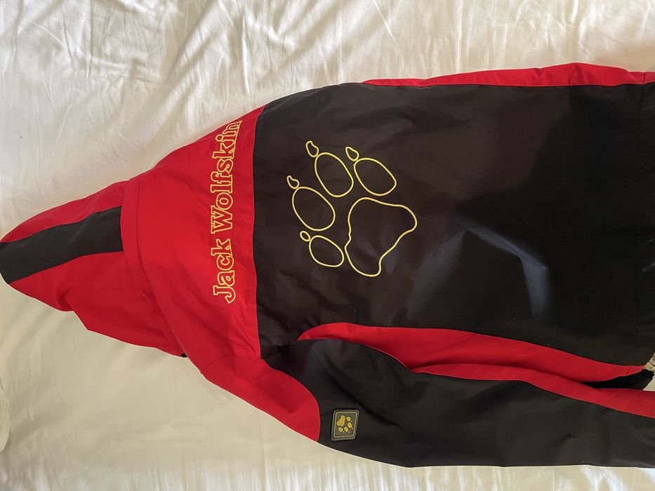 Men Jack Wolfskin Windbreaker Red 38