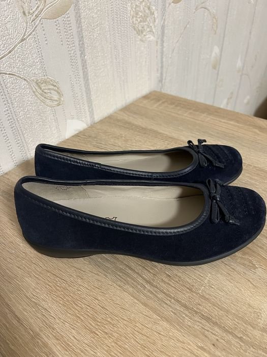 Herren Slipper Marineblau Wildleder 36.5