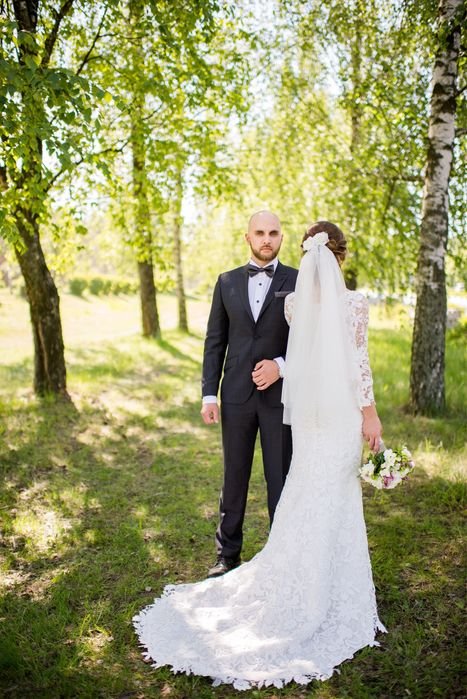 Hochzeitskleid Creme Größe XS-S