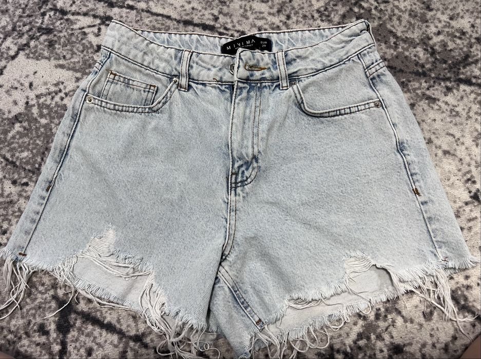 Women Denim Shorts Blue 38