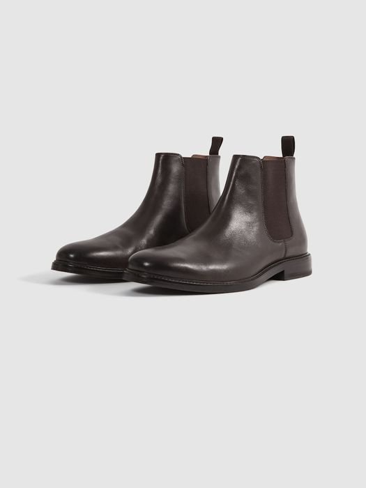 Uomo Dr. Martens Stivali Marrone Pelle 44
