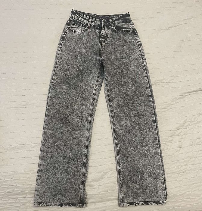 Damen Jeans Grau 36