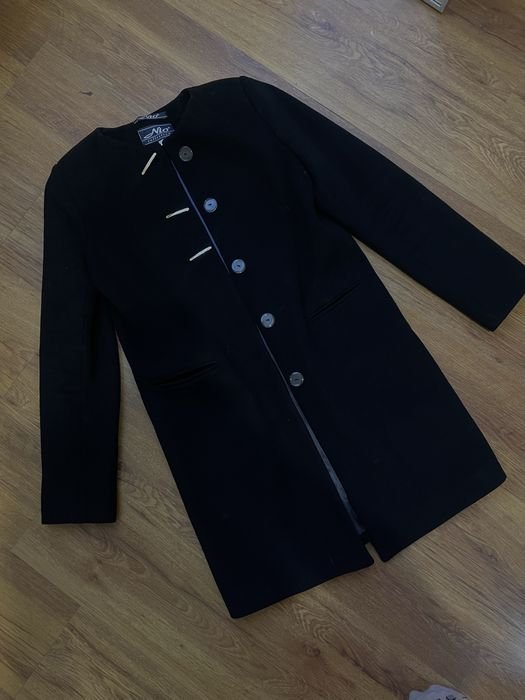 Femme Manteau Cachemire Noir 36