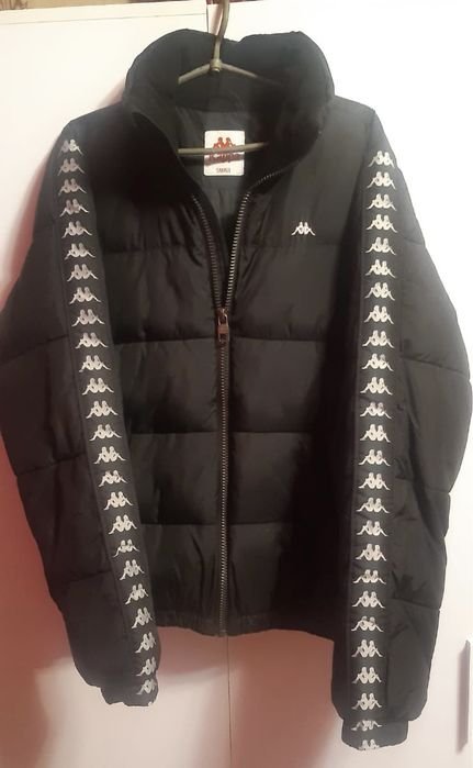 Men Kappa Puffer Jacket Black 36