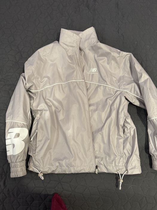 Femme New Balance Veste Coupe-Vent Gris 34