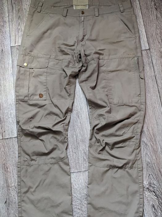 Uomo Fjallraven Pantaloni Beige 36-38
