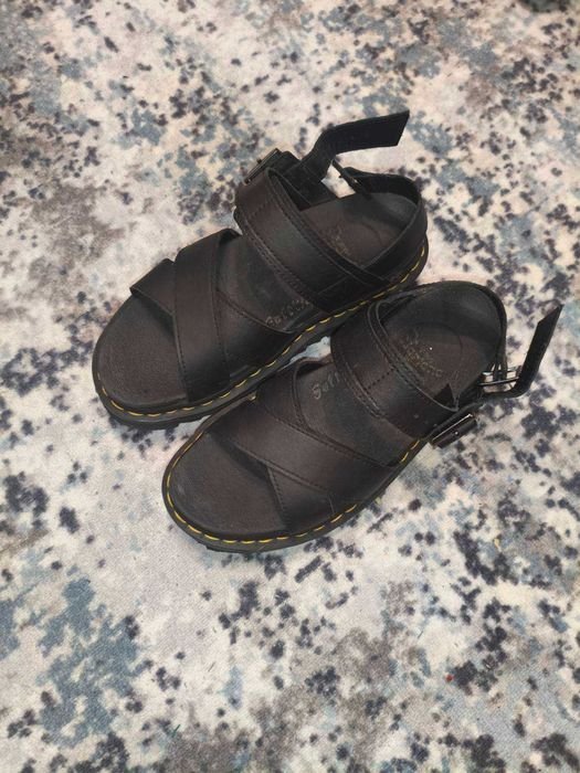Damen Doctor.Martens Sandalen Schwarz Leder 38