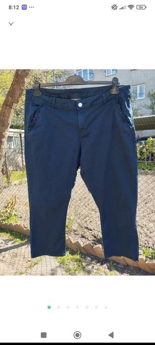 Women Jeans Capri Navy 44