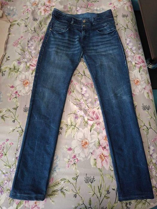 Damen Jeans Marineblau 108cm
