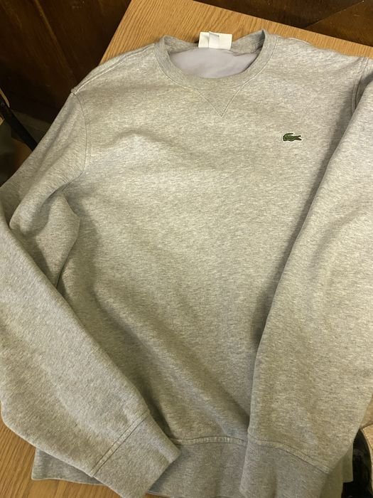 Damen Lacoste Pullover Grau