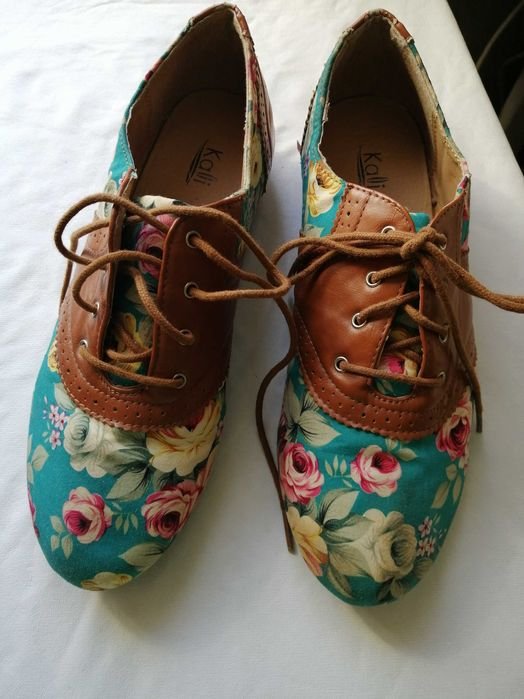 Damen Absatzschuhe Mehrfarbig Textil 41