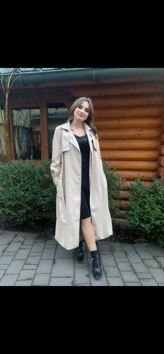 Women Coat Beige 38