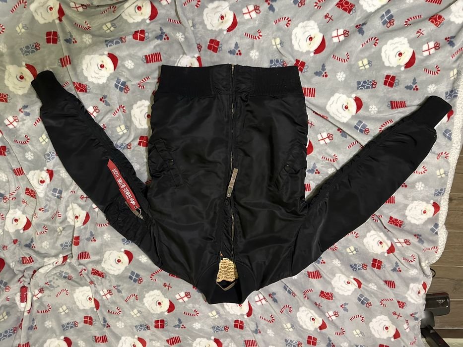 Uomo Alpha Industries Bomber Nero 36