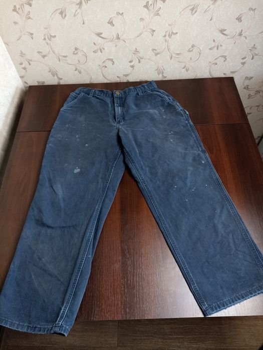 Uomo Carhartt Jeans Nero 36-38