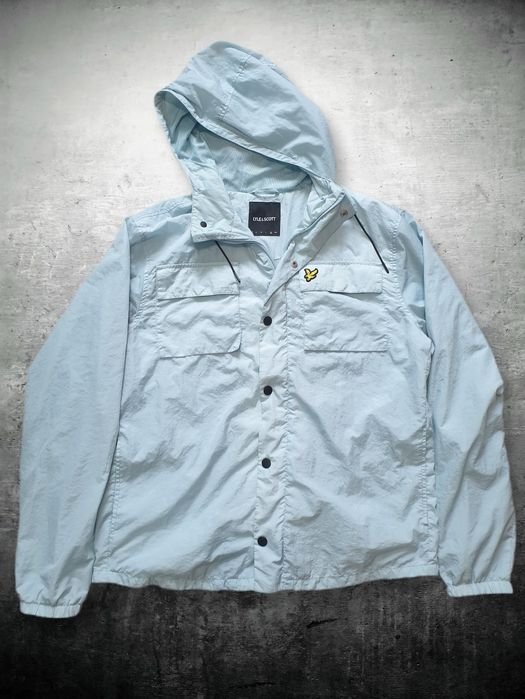 Uomo Lyle Scott Giacca a Vento Blu 42
