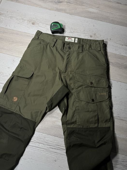 Uomo Fjallraven Pantaloni Khaki G-1000 46