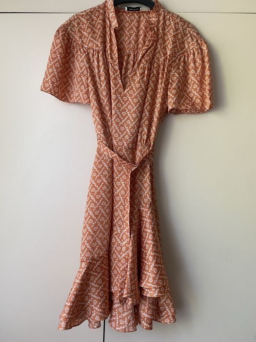 Femme Sandro Robe Orange 36