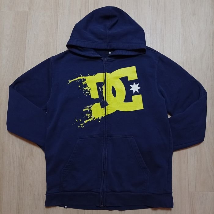 Homme DC Shoes Sweat Zippé Bleu Marine 38