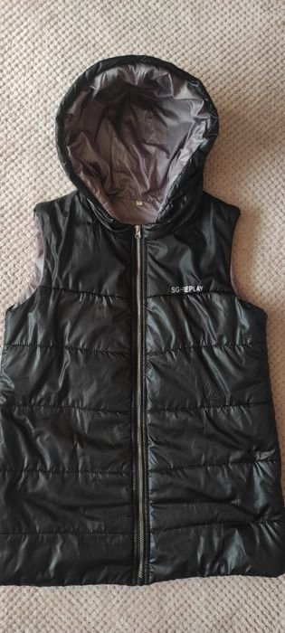 Femme Gilet Noir Autre Matériau 42