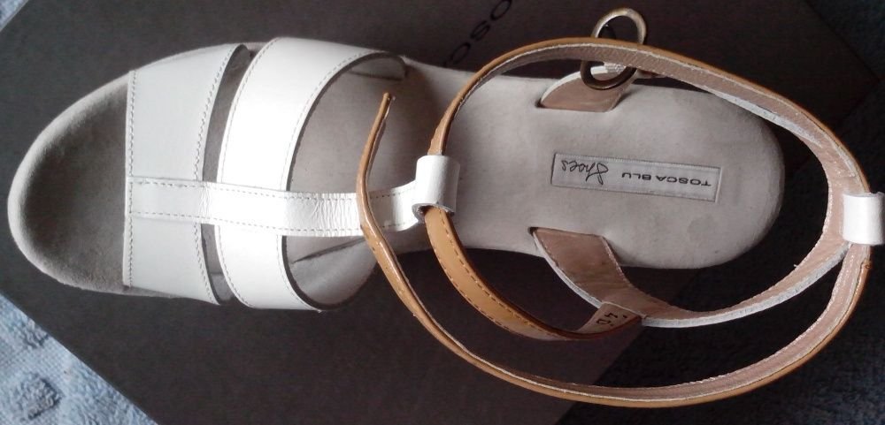 Donna Tosca Blu Tacchi Beige Pelle 40