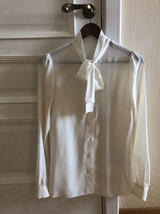 Women Dolce&Gabbana Shirt Ivory Silk 38