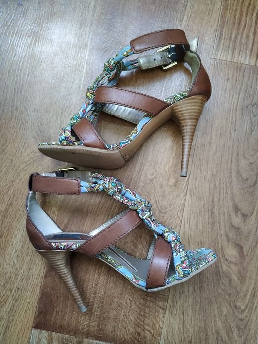 Donna ETRO Tacchi Nero Pelle 36